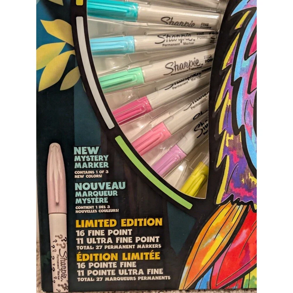 Sharpie Special Limited Edition Permanent Marker, Fine Point, 27 Markers Sealed